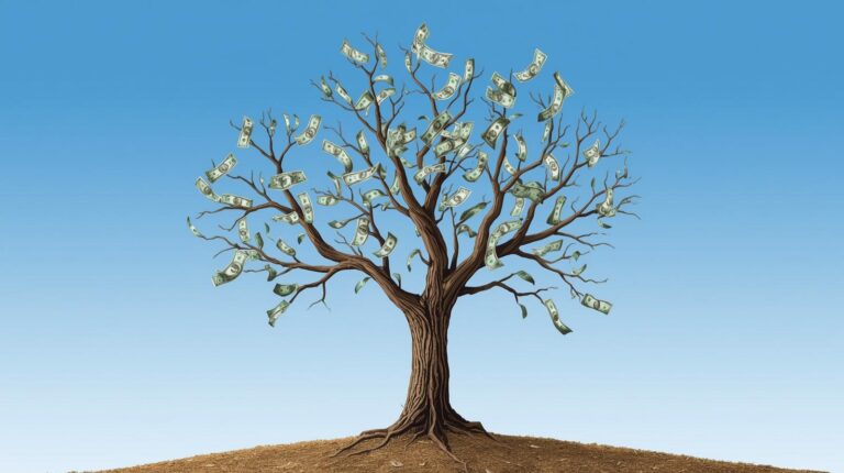 Geld wächst nicht auf den Bäumen